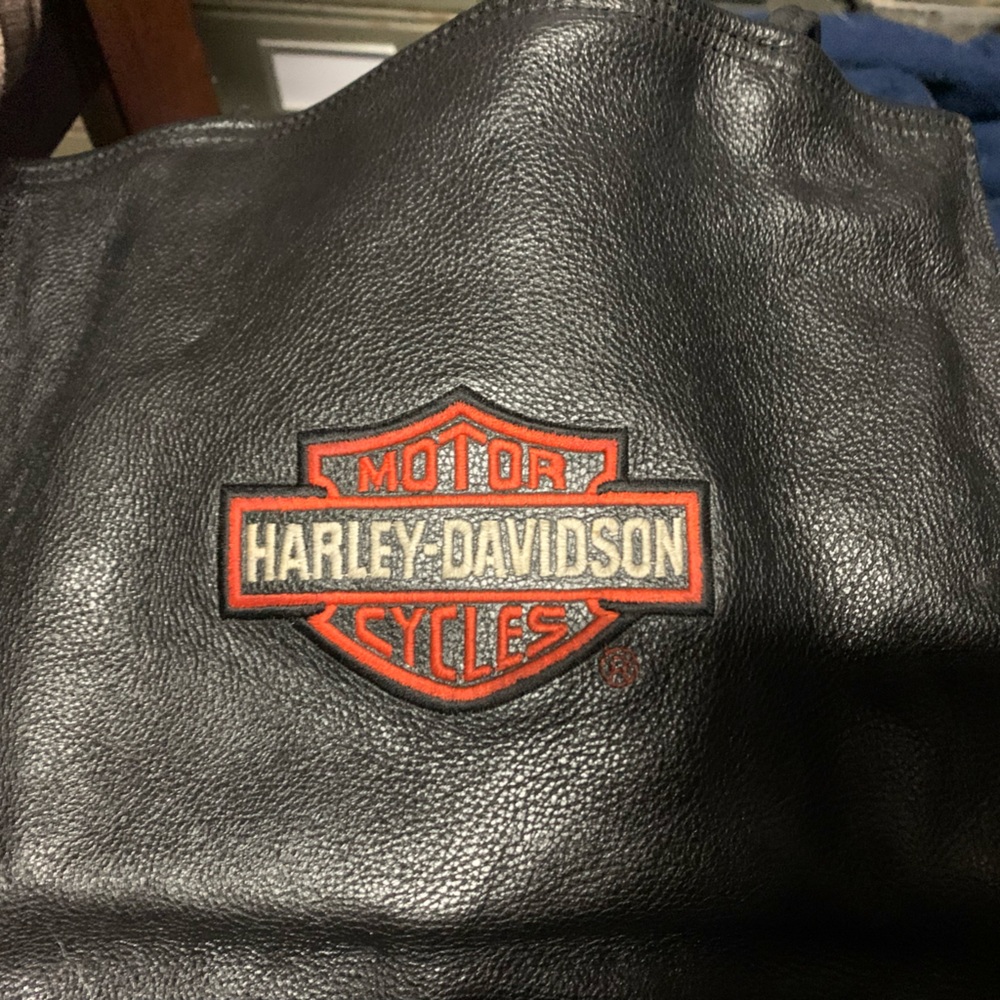 Vintage Harley, Davidson, leather purse